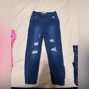 Levi's Kids Blue Distressed Jean Jeggings